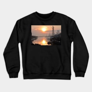 Sunrise, Maldon, Essex, England Crewneck Sweatshirt